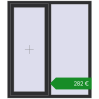 Ціноутворення Вікна 1300x1500 мм REHAU Euro 70. Ціна: €281.68