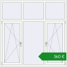 Ціноутворення Вікна 1800x1800 мм REHAU Euro 60. Ціна: €360.09