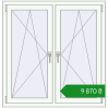 Ціноутворення Вікна 1160x1200 мм REHAU Euro 70 Білий (RAL 9016) з двох сторін. Ціна: ₴9,870.46