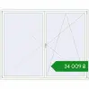 Ціноутворення Вікна 2500x2000 мм REHAU SYNEGO MD ANTHRACITE_GREY_STRUKTURAL ззовні. Ціна: ₴34,009.07