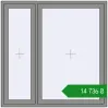 Ціноутворення Вікна 1500x1500 мм Altest Pony 375 RAL 9007 Grey aluminium з двох сторін. Ціна: ₴14,736.35