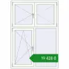 Ціноутворення Вікна 1220x1750 мм REHAU Euro 70 Білий (RAL 9016) з двох сторін. Ціна: ₴19,427.86