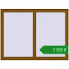 Ціноутворення Вікна 1200x900 мм REHAU Euro 60 GOLDEN OAK з двох сторін. Ціна: ₴5,881.83