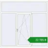 Ціноутворення Вікна 2050x2000 мм REHAU Euro 70 GOLDEN OAK ззовні. Ціна: ₴22,784.64