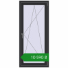 Ціноутворення Вікна 700x1580 мм REHAU Euro 70 ANTHRACITE_GREY_GLATT з двох сторін. Ціна: ₴10,590.15