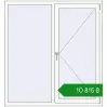 Ціноутворення Вікна 1400x1500 мм REHAU Euro 70 Білий (RAL 9016) з двох сторін. Ціна: ₴10,814.57