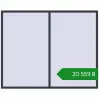 Ціноутворення Вікна 2300x1850 мм REHAU Euro 70 ANTHRACITE_GREY_STRUKTURAL з двох сторін. Ціна: ₴20,558.91