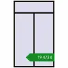 Ціноутворення Вікна 1500x2450 мм REHAU Brillant-Design BLACK_BROWN з двох сторін. Ціна: ₴19,473.28