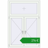Ціноутворення Вікна 1180x1750 мм REHAU Euro 60. Ціна: €275.81