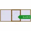 Ціноутворення Вікна 4000x1600 мм REHAU Euro 70 GOLDEN OAK з двох сторін. Ціна: ₴36,607.64