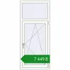Ціноутворення Вікна 670x1550 мм REHAU Euro 70 Білий (RAL 9016) з двох сторін. Ціна: ₴7,449.27
