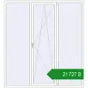 Ціноутворення Вікна 2200x2400 мм REHAU Euro 60 GOLDEN OAK ззовні. Ціна: ₴21,726.80