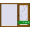 Ціноутворення Вікна 1500x1200 мм REHAU Euro 60 GOLDEN OAK з двох сторін. Ціна: ₴12,345.79