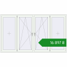 Ціноутворення Вікна 2500x1450 мм REHAU Euro 60 Білий (RAL 9016) з двох сторін. Ціна: ₴16,897.46