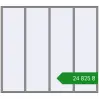 Ціноутворення Вікна 2800x2500 мм Altest Pony 375 RAL 9007 Grey aluminium з двох сторін. Ціна: ₴24,824.98