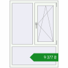 Ціноутворення Вікна 1000x1370 мм REHAU Euro 70 Білий (RAL 9016) з двох сторін. Ціна: ₴9,376.52