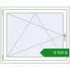 Ціноутворення Вікна 1100x900 мм REHAU Euro 70 Білий (RAL 9016) з двох сторін. Ціна: ₴9,939.07