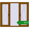 Ціноутворення Вікна 1500x1300 мм REHAU Euro 70 GOLDEN OAK з двох сторін. Ціна: $410.47