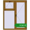 Ціноутворення Вікна 1200x1500 мм REHAU Euro 60 LIGHT_OAK з двох сторін. Ціна: ₴14,868.53