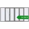 Ціноутворення Вікна 3000x1500 мм Altest Pony 375 RAL 9007 Grey aluminium з двох сторін. Ціна: ₴54,358.06