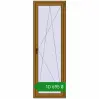 Ціноутворення Вікна 700x2100 мм REHAU Euro 70 LIGHT_OAK з двох сторін. Ціна: ₴10,695.31
