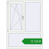 Ціноутворення Вікна 1100x1500 мм REHAU Euro 70 Білий (RAL 9016) з двох сторін. Ціна: ₴12,124.12
