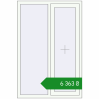 Ціноутворення Вікна 1002x1500 мм REHAU Euro 70 Білий (RAL 9016) з двох сторін. Ціна: ₴6,362.74