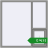 Ціноутворення Вікна 1500x1500 мм Altest Pony 375 RAL 9007 Grey aluminium з двох сторін. Ціна: ₴13,962.76