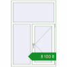 Ціноутворення Вікна 1100x1600 мм REHAU Euro 60 Білий (RAL 9016) з двох сторін. Ціна: ₴8,100.35