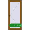 Ціноутворення Вікна 870x2000 мм REHAU Euro 60 GOLDEN OAK з двох сторін. Ціна: ₴12,934.58