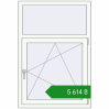 Ціноутворення Вікна 880x1300 мм REHAU Euro 60 Білий (RAL 9016) з двох сторін. Ціна: ₴5,614.15