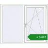 Ціноутворення Вікна 1330x1130 мм REHAU Euro 60 Білий (RAL 9016) з двох сторін. Ціна: ₴6,560.23
