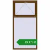Ціноутворення Вікна 1000x2000 мм REHAU Euro 60 WALNUT з двох сторін. Ціна: ₴10,478.65