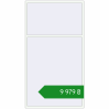 Ціноутворення Вікна 1500x2740 мм Altest Pony 375 RAL 9016 Traffic white з двох сторін. Ціна: ₴9,979.15