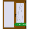 Ціноутворення Вікна 1000x1200 мм REHAU Euro 70 GOLDEN OAK з двох сторін. Ціна: ₴12,920.84