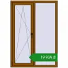 Ціноутворення Вікна 1120x1600 мм REHAU SYNEGO MD GOLDEN OAK з двох сторін. Ціна: ₴19,938.99