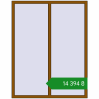 Ціноутворення Вікна 1400x1800 мм REHAU Euro 70 GOLDEN OAK з двох сторін. Ціна: ₴14,393.54