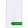Ціноутворення Вікна 1300x2150 мм REHAU Euro 70 Білий (RAL 9016) з двох сторін. Ціна: ₴12,621.82