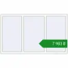 Ціноутворення Вікна 1700x1000 мм REHAU Euro 70 Білий (RAL 9016) з двох сторін. Ціна: ₴7,983.18