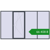 Ціноутворення Вікна 4000x2300 мм REHAU Euro 70 ANTHRACITE_GREY_STRUKTURAL з двох сторін. Ціна: ₴66,408.10
