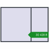 Ціноутворення Вікна 2750x2000 мм REHAU Brillant-Design ANTHRACITE_GREY_STRUKTURAL з двох сторін. Ціна: ₴30,428.46