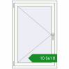 Ціноутворення Вікна 800x1200 мм REHAU Brillant-Design Білий (RAL 9016) з двох сторін. Ціна: ₴10,561.45