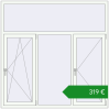 Ціноутворення Вікна 1800x1800 мм REHAU Euro 60. Ціна: €319.30