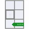 Ціноутворення Вікна 1500x2250 мм Altest Pony 375 RAL 9007 Grey aluminium з двох сторін. Ціна: ₴16,531.47