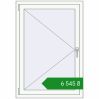 Ціноутворення Вікна 840x1215 мм REHAU Euro 70 Білий (RAL 9016) з двох сторін. Ціна: ₴6,544.96