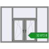 Ціноутворення Вікна 2000x1500 мм Altest Pony 375 RAL 9007 Grey aluminium з двох сторін. Ціна: ₴32,871.60