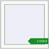 Ціноутворення Вікна 600x600 мм REHAU Brillant-Design Білий (RAL 9016) з двох сторін. Ціна: ₴2,008.23