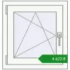 Ціноутворення Вікна 580x610 мм REHAU SYNEGO MD Білий (RAL 9016) з двох сторін. Ціна: ₴4,622.28