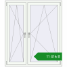 Ціноутворення Вікна 1300x1500 мм REHAU Euro 70 Білий (RAL 9016) з двох сторін. Ціна: ₴11,416.24