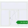Ціноутворення Вікна 2100x1900 мм Altest Pony 375 RAL 1014 Ivory ззовні. Ціна: ₴24,021.56